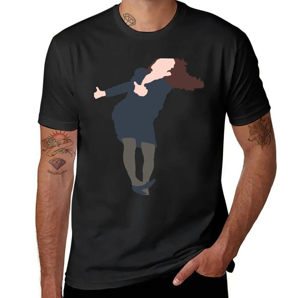 Elaine Dancing T-Shirt Customs Sports Fans Short Sleeve Tee T Shirt Men