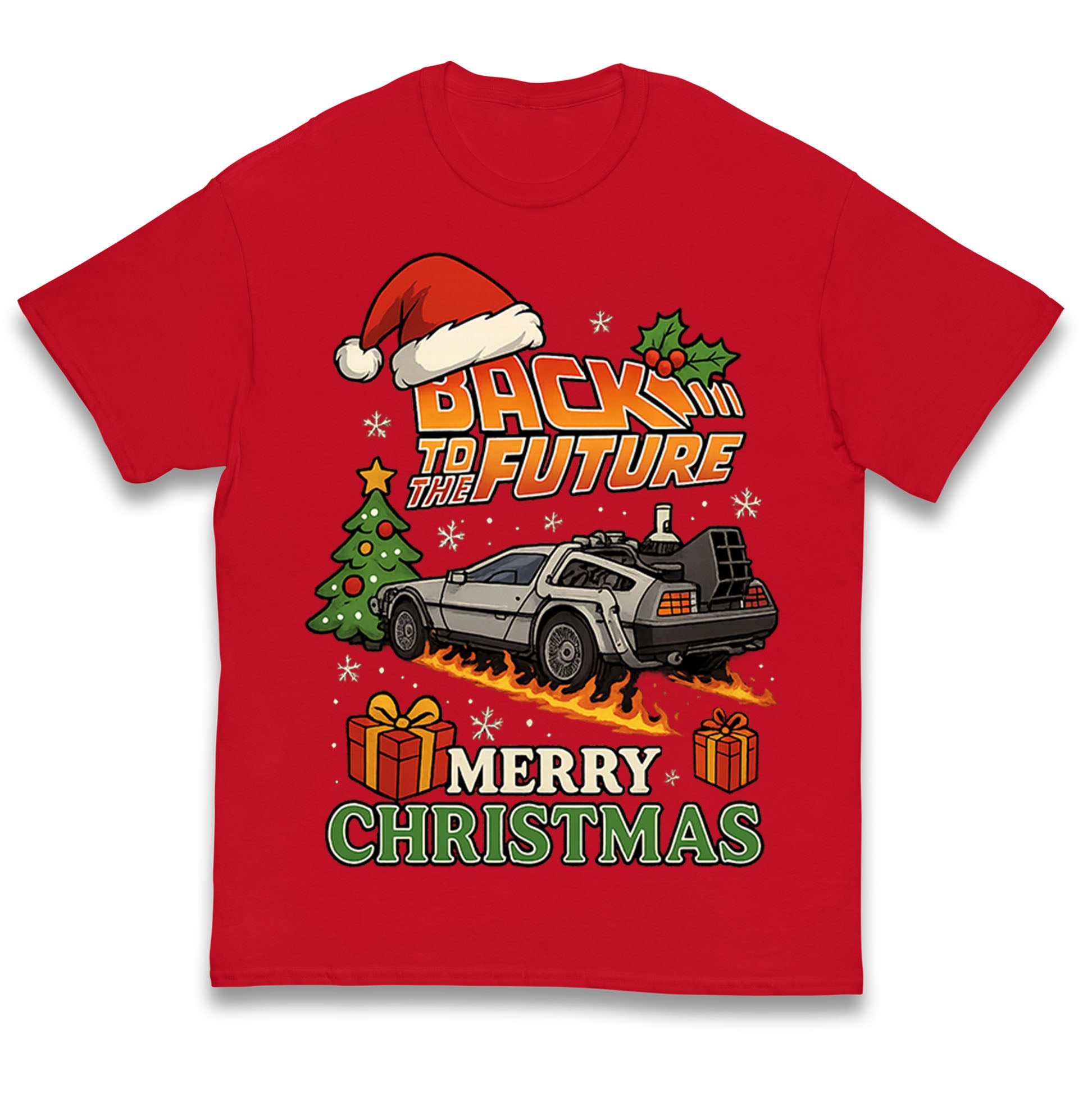 Back To The Future Merry Christmas Kids T Shirt 100
