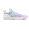Li Ning Speed 9 Cushioning Slip Resistant Abrasion Resistant Low Top Basketball Shoes Men's Pink Blue Purple ABPT001-6(Team205-)