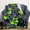 1pc Batman Flannel Throw Blanket Lightweight Soft Warm All Season Blanket for Sofa, Bed, Travel, Camping L1024168