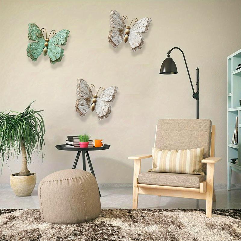 1PC/3PC Craft Hanging Ornaments European 3D Butterfly Wall Hanging Bedroom Wall Decoration Outdoor Use Multiple Options Available