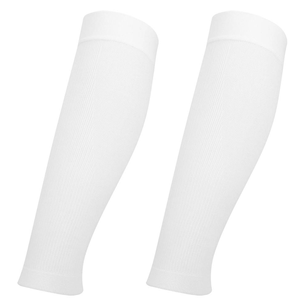 Mumian Pair of Calf Support Brace Breathable Soft Leg Protector for Physical Exercise WhiteM