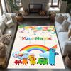 Tappeto Personalizzato con Nome Numberblocks per Ingresso Cucina Corridoio Balcone Tappeto Antiscivolo Ufficio Decorazioni per la Casa