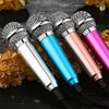 Portable Mic Stereo Condenser 3.5mm Wired Mini Microphone Karaoke