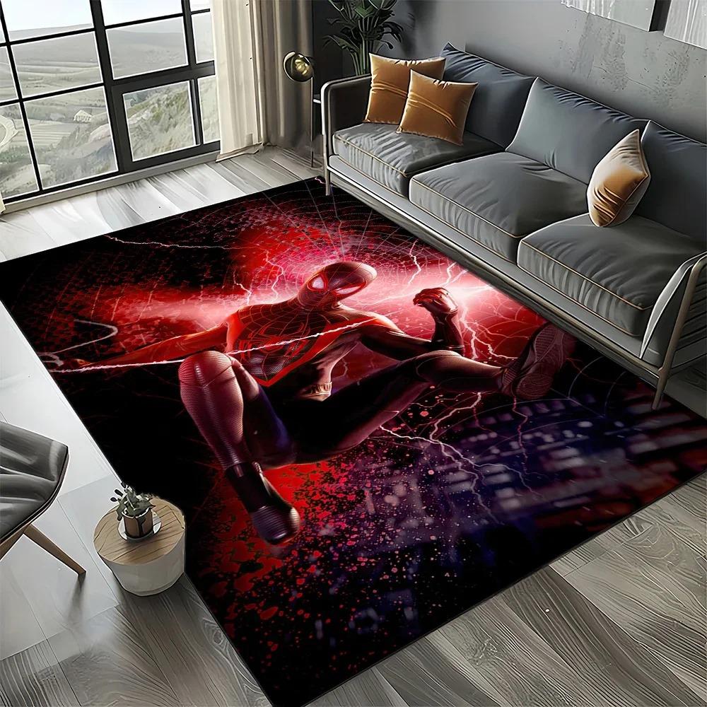  Disney SpiderMan Marvel Avengers Cartoon Rug Living Room Bedroom Sofa Balcony Entrance Carpet Home Decor Non-slip Doormat