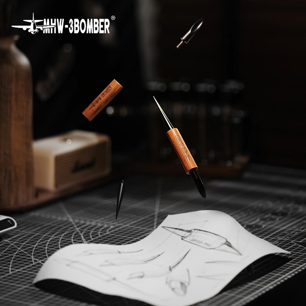 MHW-3BOMBER Espresso Art Latte Needle Vintage Delicate Coffee Art Decoration Tools Set Professional Home Barista Accessories