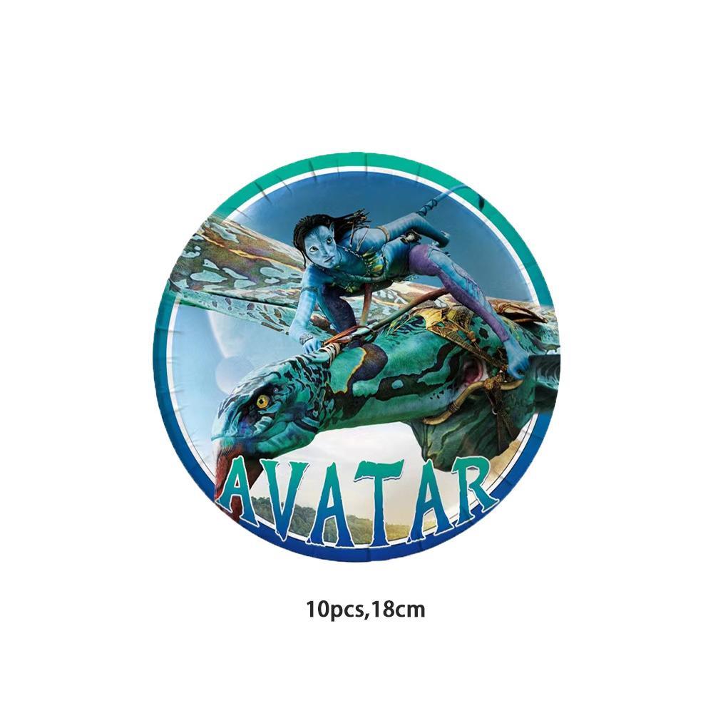 51 ks Pro Avatar Narozeninovou Oslavu Včetně Ubrusů Talířů Hrníčků&Ubrousků