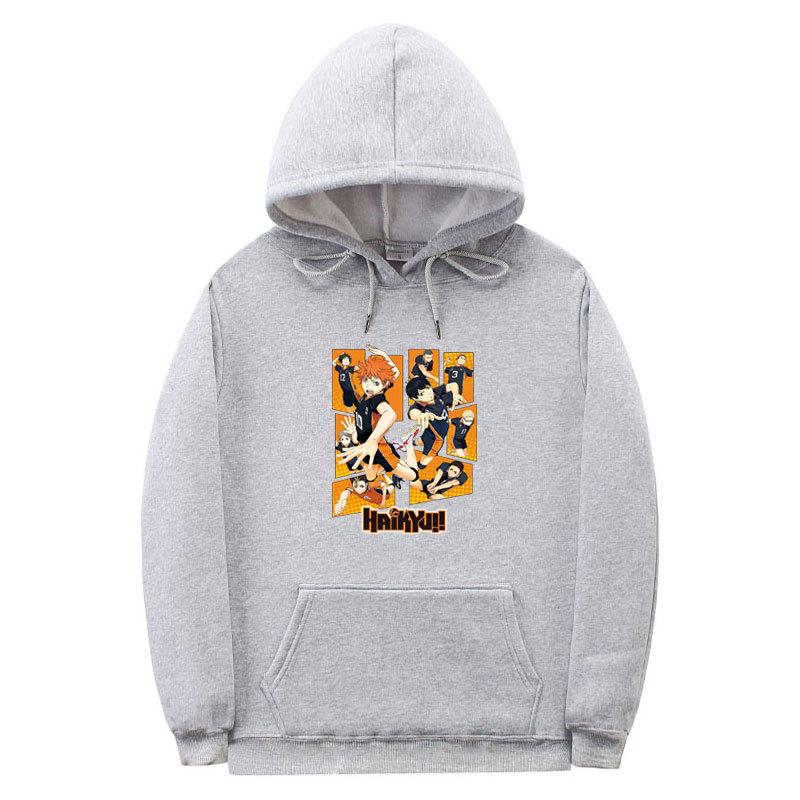 Haikyuu Haikyuu Haikyuu Cartoon Day Anime Loose Hooded Sweatshirt Sweatshirt