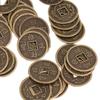 Feng Shui Coin Set 2cm Metal Luck Coins Collectible Ornament for Wallet Handbag Home Accessory