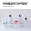 Woven Faux Rattan Vase for Flowers Plastic Weaving Texture Flower Vase Small Decorative Vase for Living Room Farmhouse Entryway Home Decor
