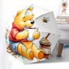 Winnie the Pooh, Ombrello Automatico Apri e Chiudi al Miele - Ombrello Pieghevole Portatile a 8 Stecche con Manico in Plastica, Adatto per il Tempo Libero a