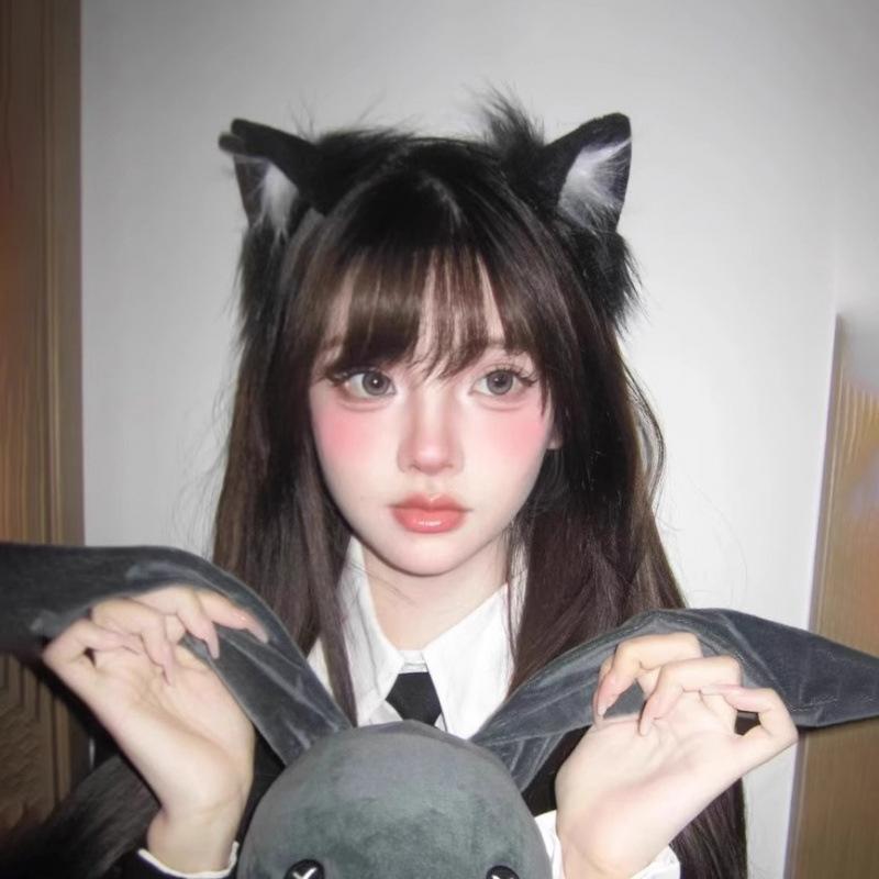 Cartoon Plush Cat Ears Headband For Women Girls Cosplay Hair Band Funny Cute Lolita Hair Hoop Creative Hair Accessories Gifts