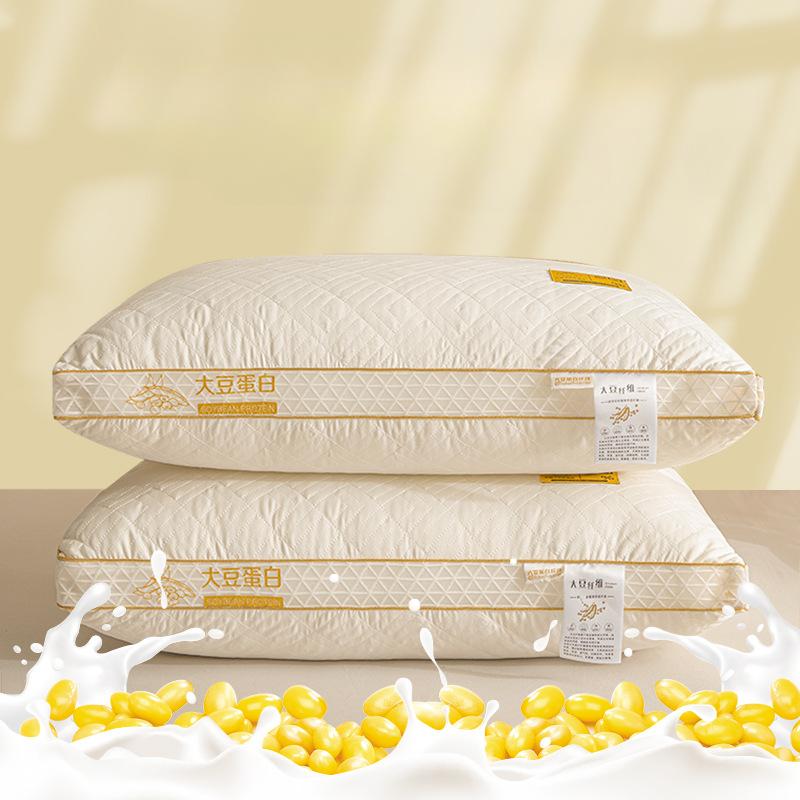 1pc 48*74cm  Soy Protein Pillow Hotel Pillow Core Home Single Rectangular Pillow Core Down Pillow