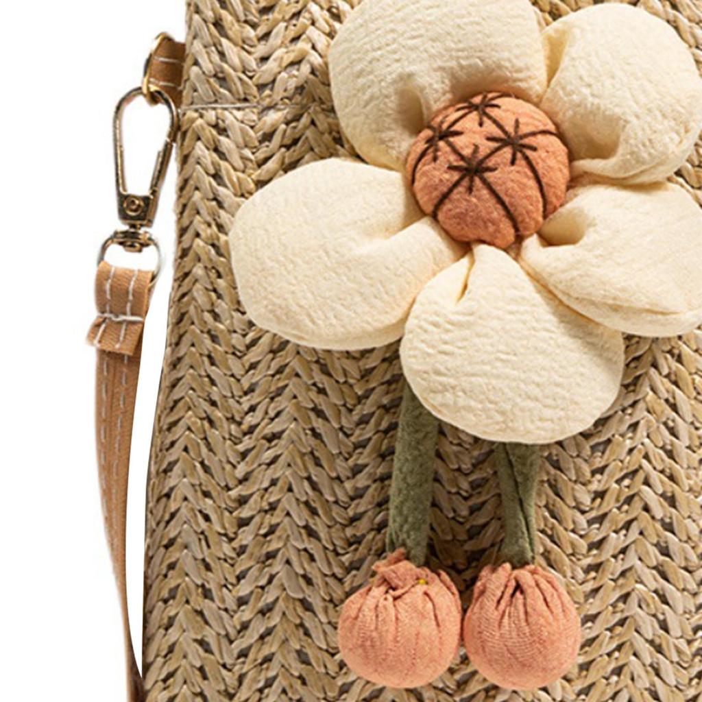 Crossbody Bag Women Durable Lightweight Trendy Purse Shoulder Bag Women Woven Handbag for Beach Dating Summer