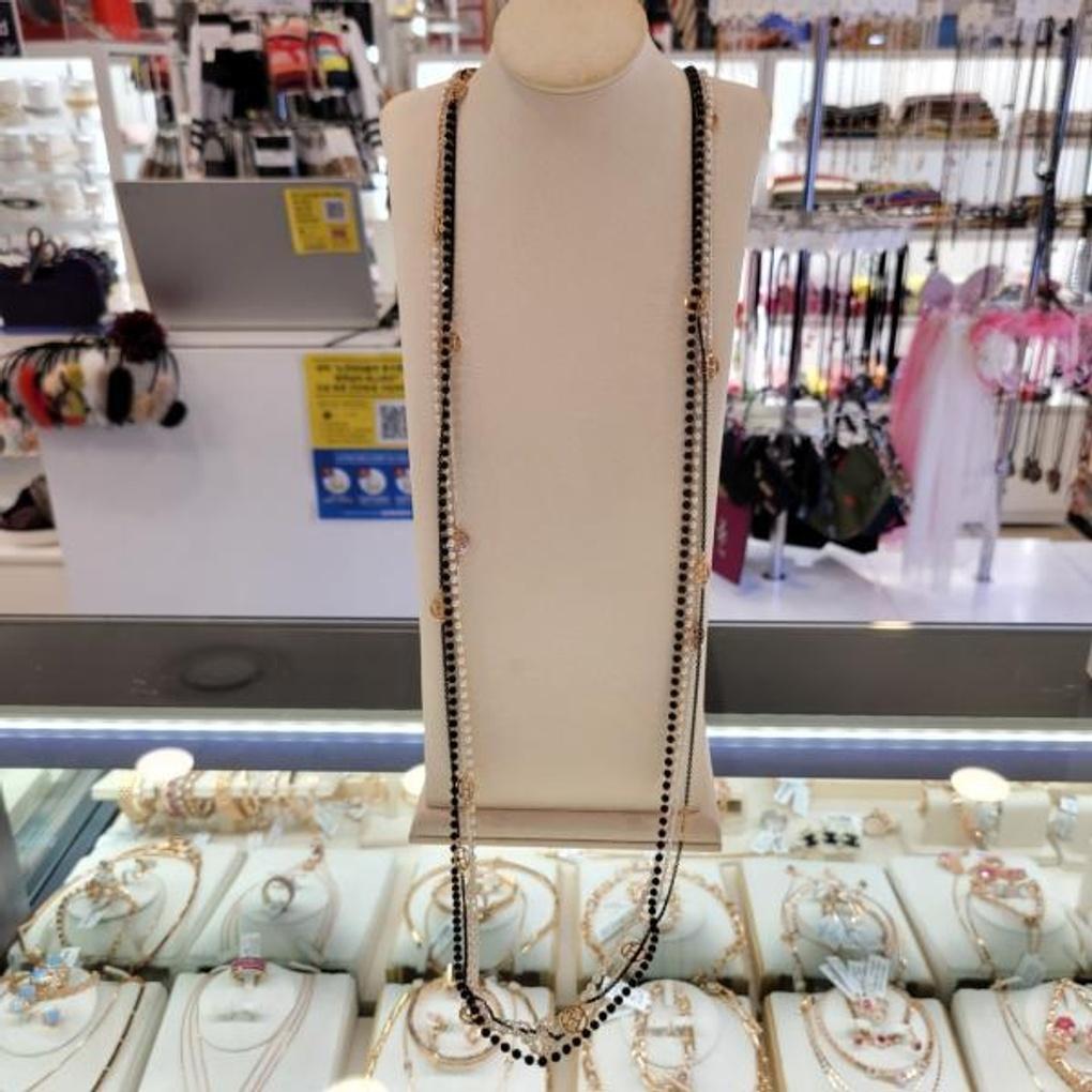 Atria H Pearl Double Row N Necklace LMMNEIN0025WHF