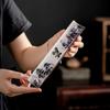 Guochao River & Mountain Ceramic Incense Holder - Retro Incense Stick Tray for Indoor Use