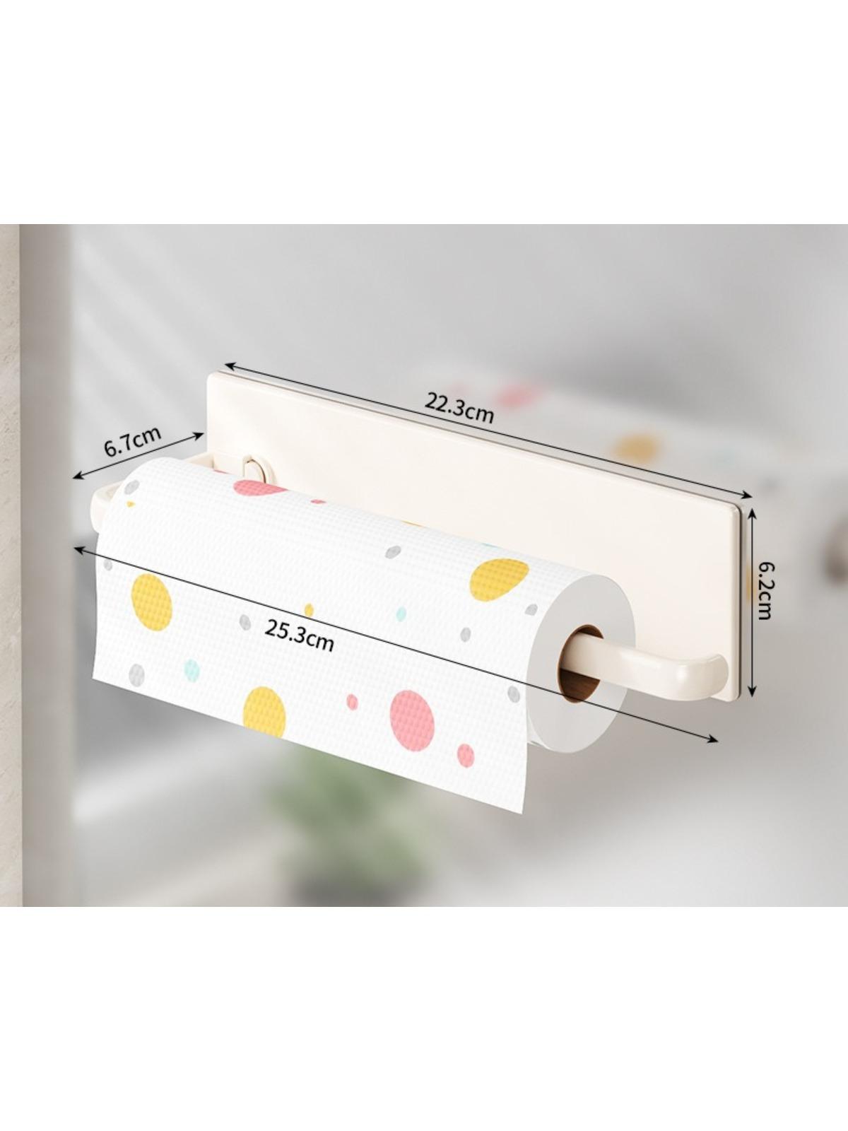 A vertical tissue holder suitable for kitchens and bathrooms