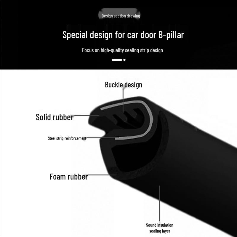 Qing Feng adhesive strips are ideal for sealing B-pillar and car door sound insulation on all Haval models, offering dustproofing and noise reduction.