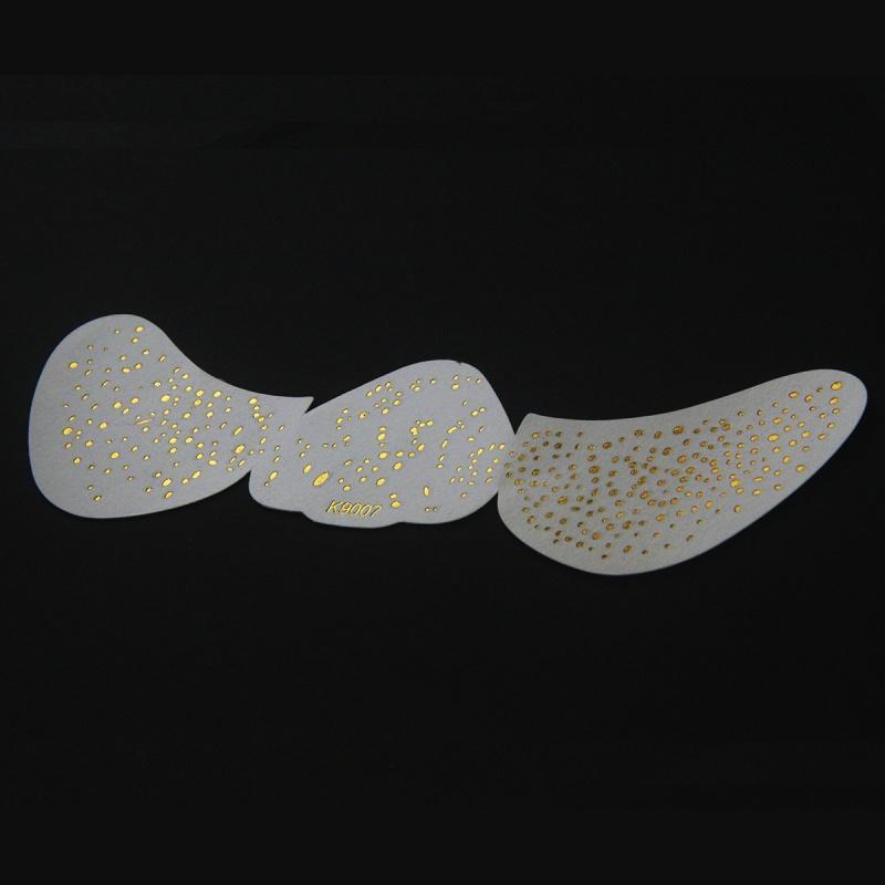 Vergoldete Sommersprossen Make-up Aufkleber Speziell geformt 2 Stück Tattoo Aufkleber Gesicht Aufkleber