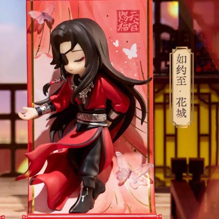 Echte Tian Guan Ci Fu Schriftrollen-Serie Blind Box Tgcf Hua Cheng Xie Lian Niedliche Anime-Peripherie Mystery Box Trend Weihnachtsgeschenke