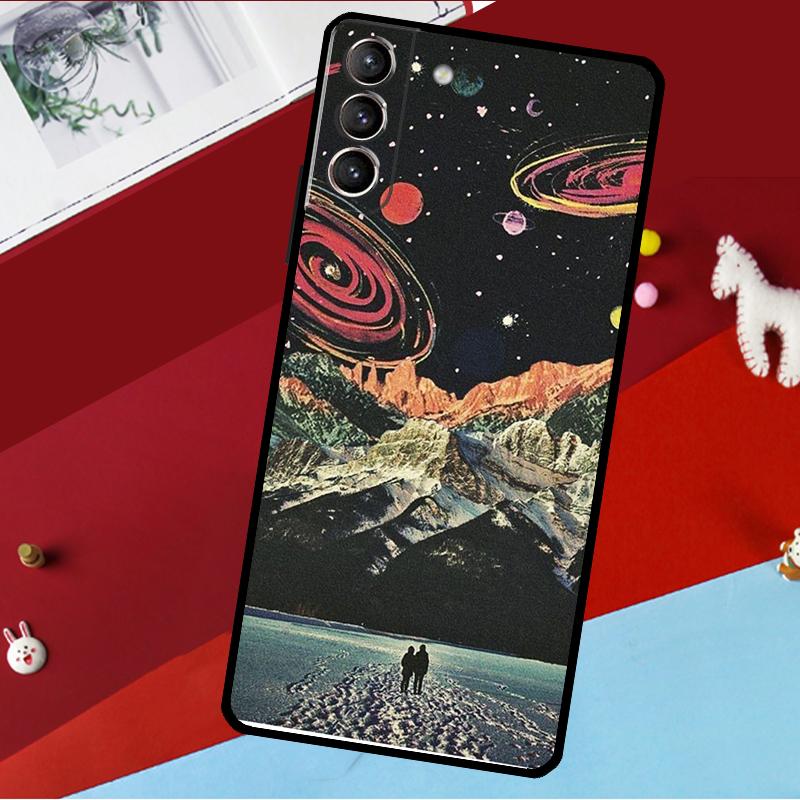 Art Aesthetic Trippy Psychedelic Funda For Samsung Galaxy S26 S25 S24 S21 S22 S23 Ultra S10 Plus S20 FE S25 FE Phone Case