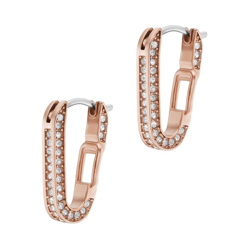 Emporio Armani personalized design stainless steel earrings for women EGS2952221 коричневый