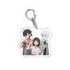 6CM Anime Keychain Women Link Click Key for Men Charles Key Ring Bag Acrylic Car Keyring Cute Acrylic Pendant Key Cosplay Gift