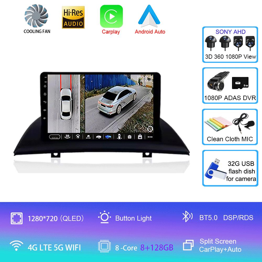 For BMW X3 E83 2004 2005 2007-2012 9 inch Android 14 2din Radio DVD Car Multimedia video Player Navigation GPS 2 din dvd