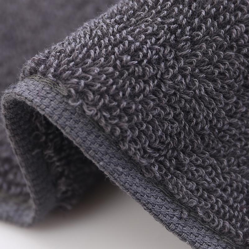 Pure Cotton Solid Color Bath Towel - Thick and Individually Packaged