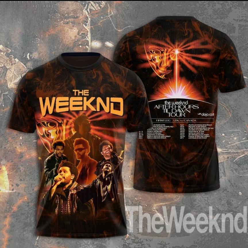 The Weeknd After Hours Til Dawn Tour AOP 3D T-Shirt XXXL