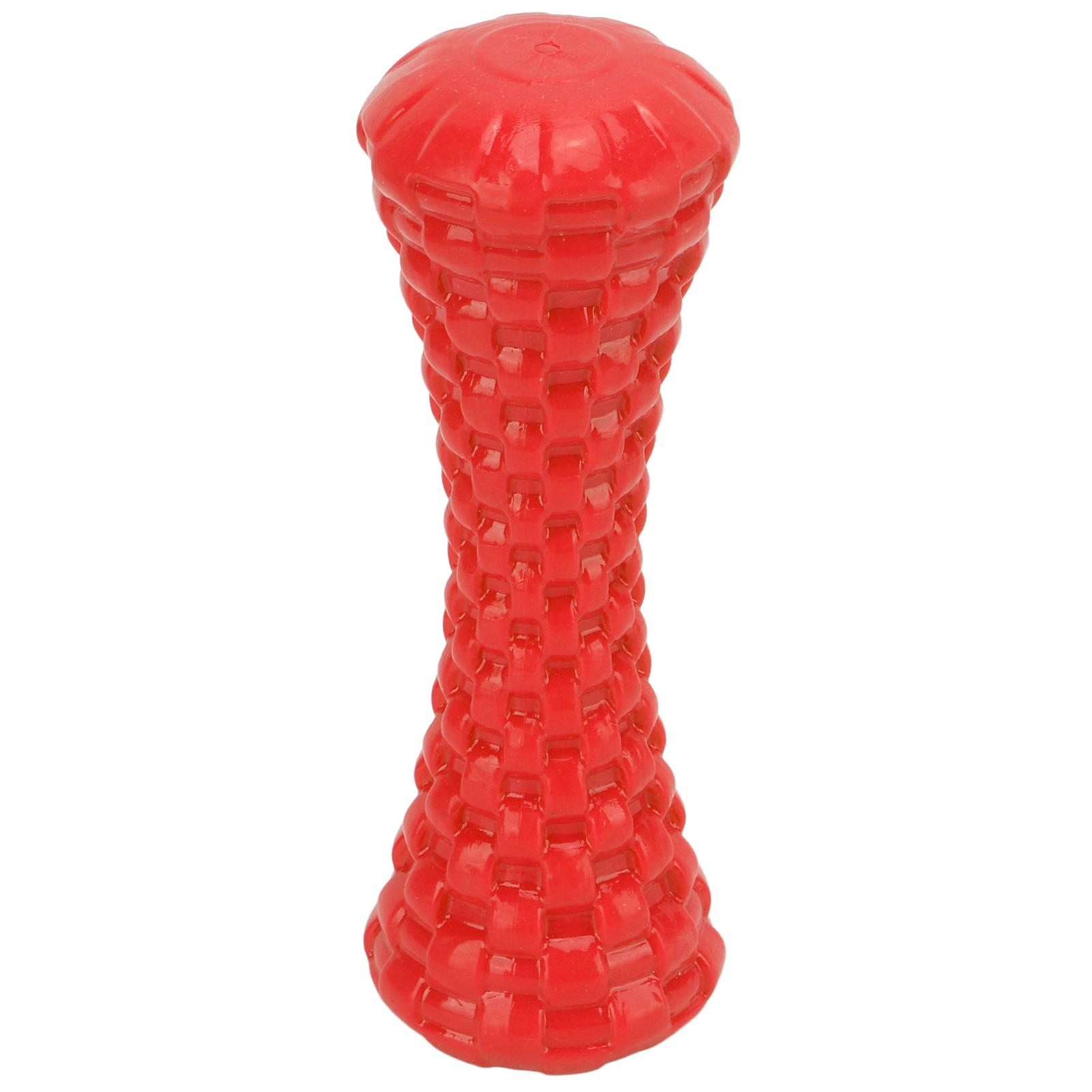 

Dog Squeaky Toy Indestructible TPR Teeth Cleaning Dog Chewing Toy for Medium Large BreedRed червоний