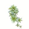 1pc Lifelike Artificial Succulent Plant 27cm Vine Plastic Green Red Waterproof Stain-Resistant for Crafts Home Outdoor Decor