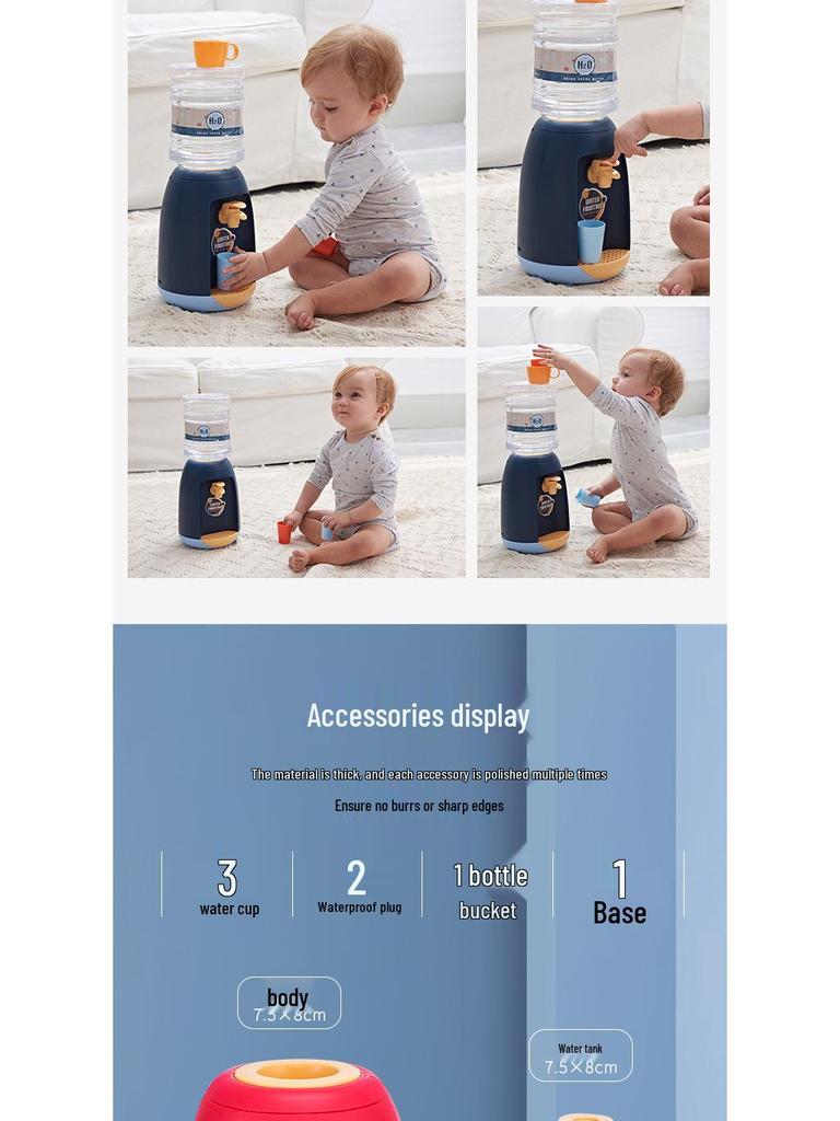 Kids' Fun Water Dispenser Toy - Encourages Drinking, Non-Electric, Ages 3-6