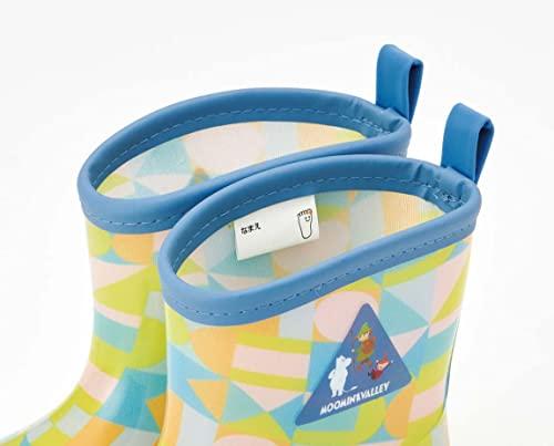 Skater Children's Rain Boots, Moomin Cartoon Design with Reflective Tape, 18cm, RIBT18-A