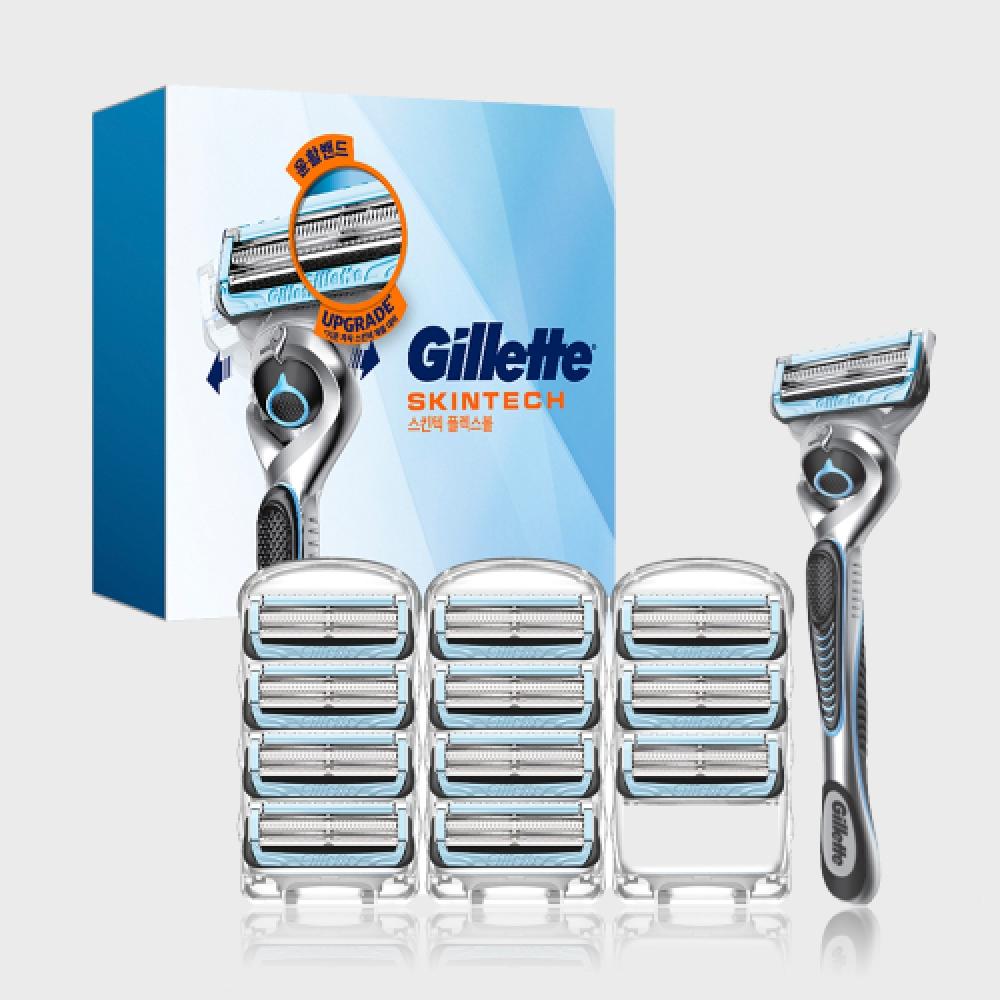 Gillette Ручка для ручного бритья Skintech 1 + 12 Лезвий SKINTECH Shaver Handle 1+12 Blade Pack [G174]