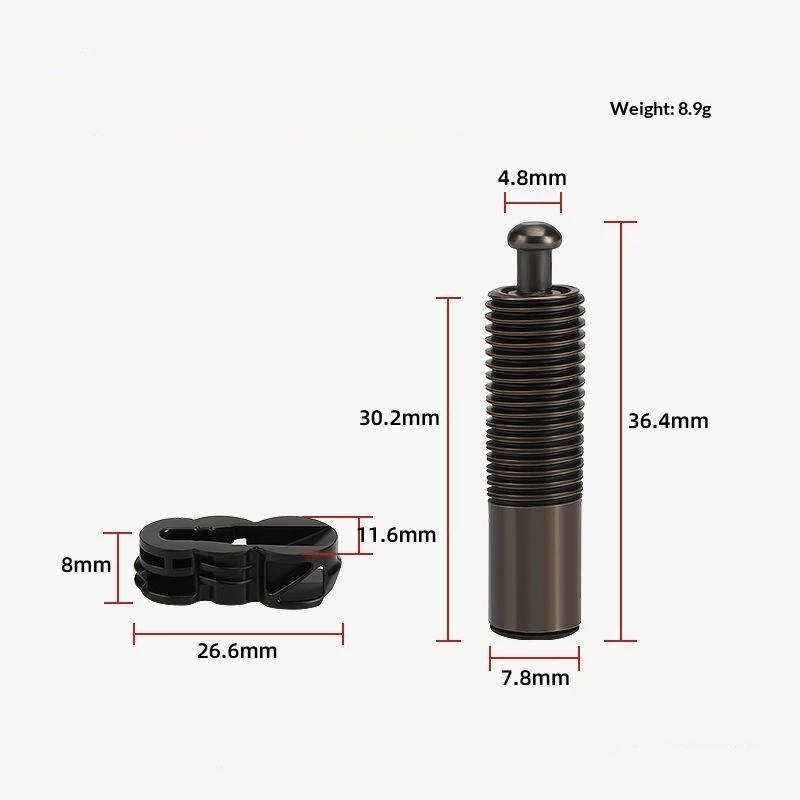 Elastic Invisible Panel Fasteners for Furniture 2 in 1 Cabinet Connector Set  for Seamless DIY Home Assembly