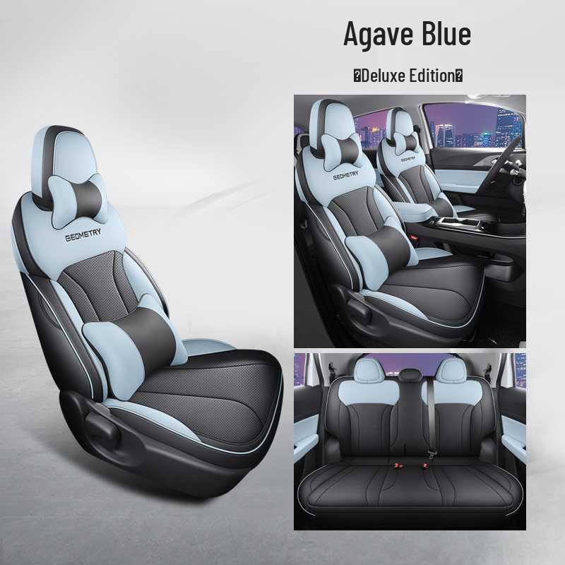 Jihe E Pokrowiec na siedzenie samochodowe Firefly Pełne pokrycie Uniwersalny - Specjalna skórzana poduszka na cztery pory roku