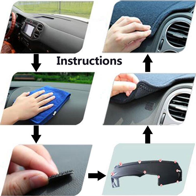 Per Hyundai i30 2012 2013 2014 2015 2016 2017 Styling Auto Copertura Cruscotto Tappetino Anti-UV Tappeto Parasole Accessori