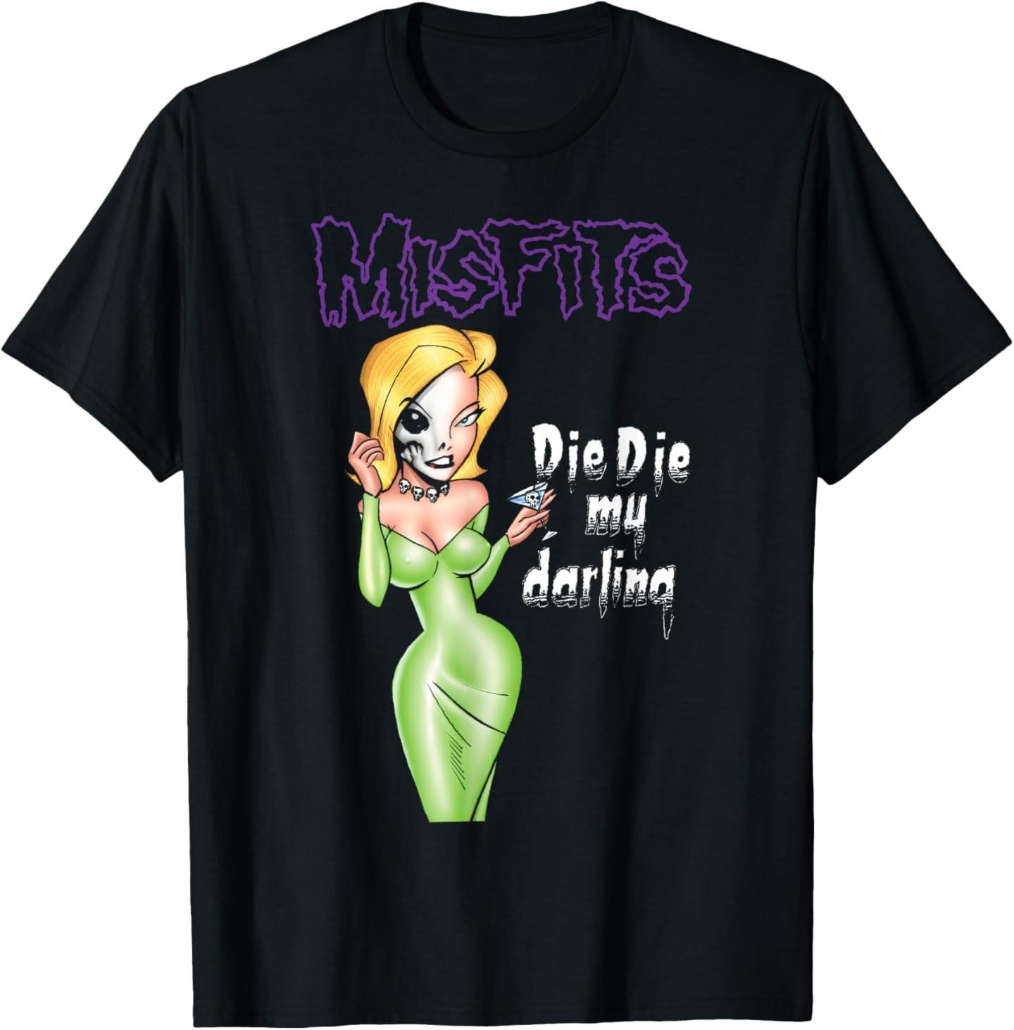 Misfits – Die Die My Darling Logo T-Shirt Mens Womens Tees Top S