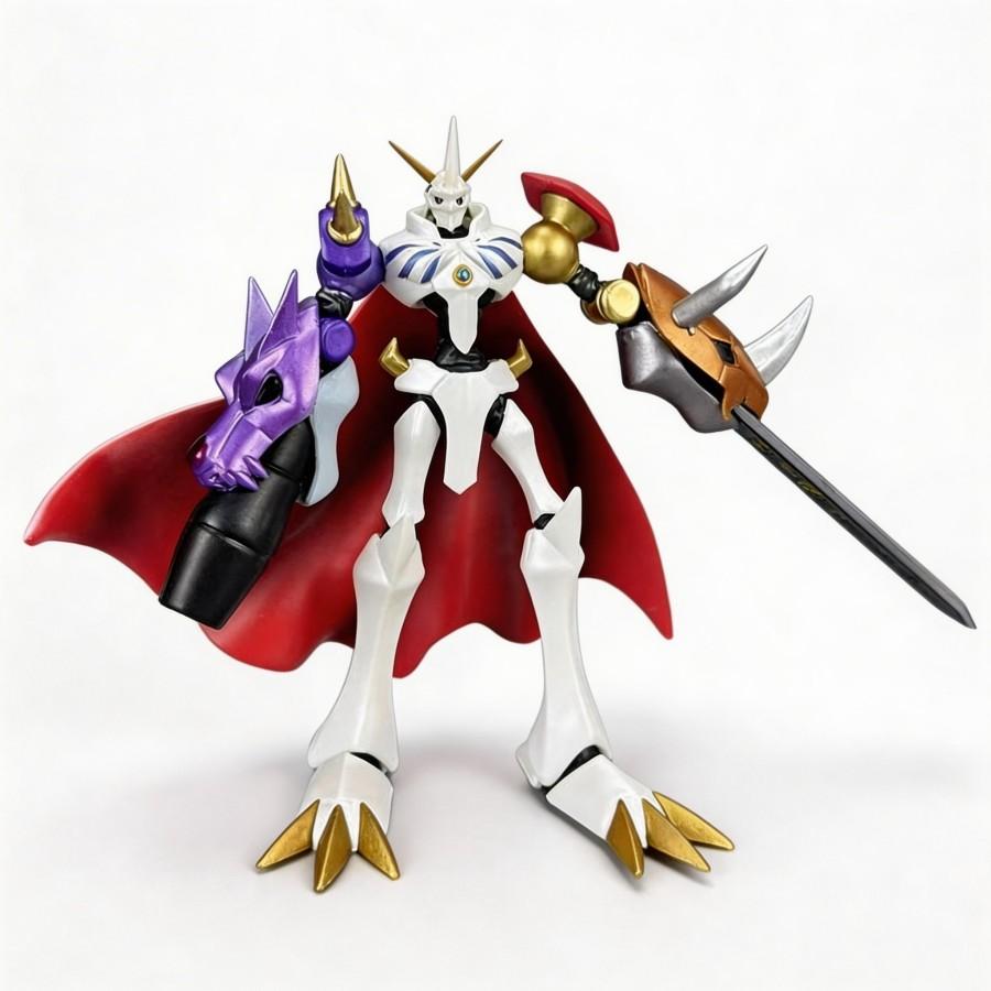 Anime Digimon Omegamon Dukemon Action Figure Collectible Model Toy 17cm, High Quality, Detailed Craftsmanship