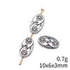 Bead Material Jewelry & Accessories Flower Small Hole Beads Spacer Accessories Parts Beads Jewelry Making Findings For Diy