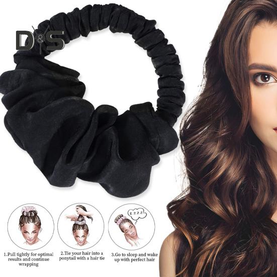 Ženy bez tepla, kulma na vlasy, přes noc, s kulmou na vlasy, měkký popruh na vlasy, dlouhé, střední, kudrlinky na vlasy, stylingový nástroj