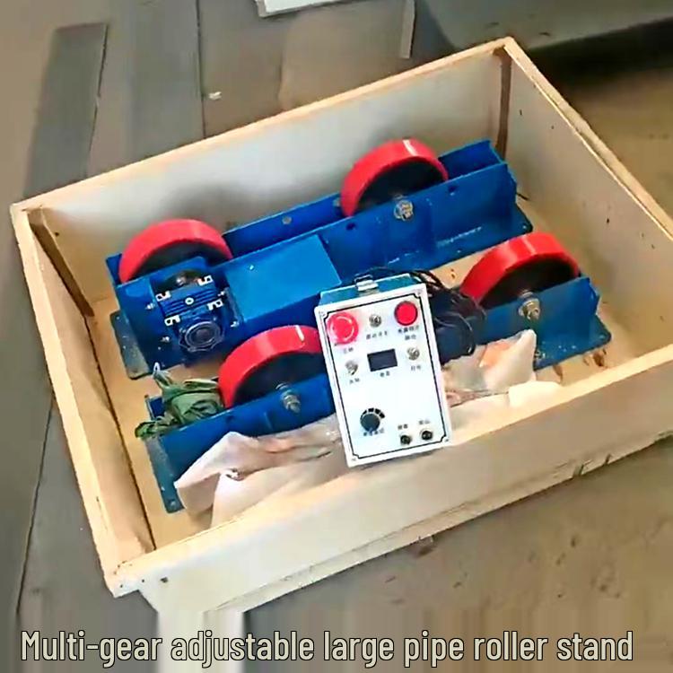 Automatic Welding Roller Bed with Adjustable Control for Pipe and Cylinder Positioning