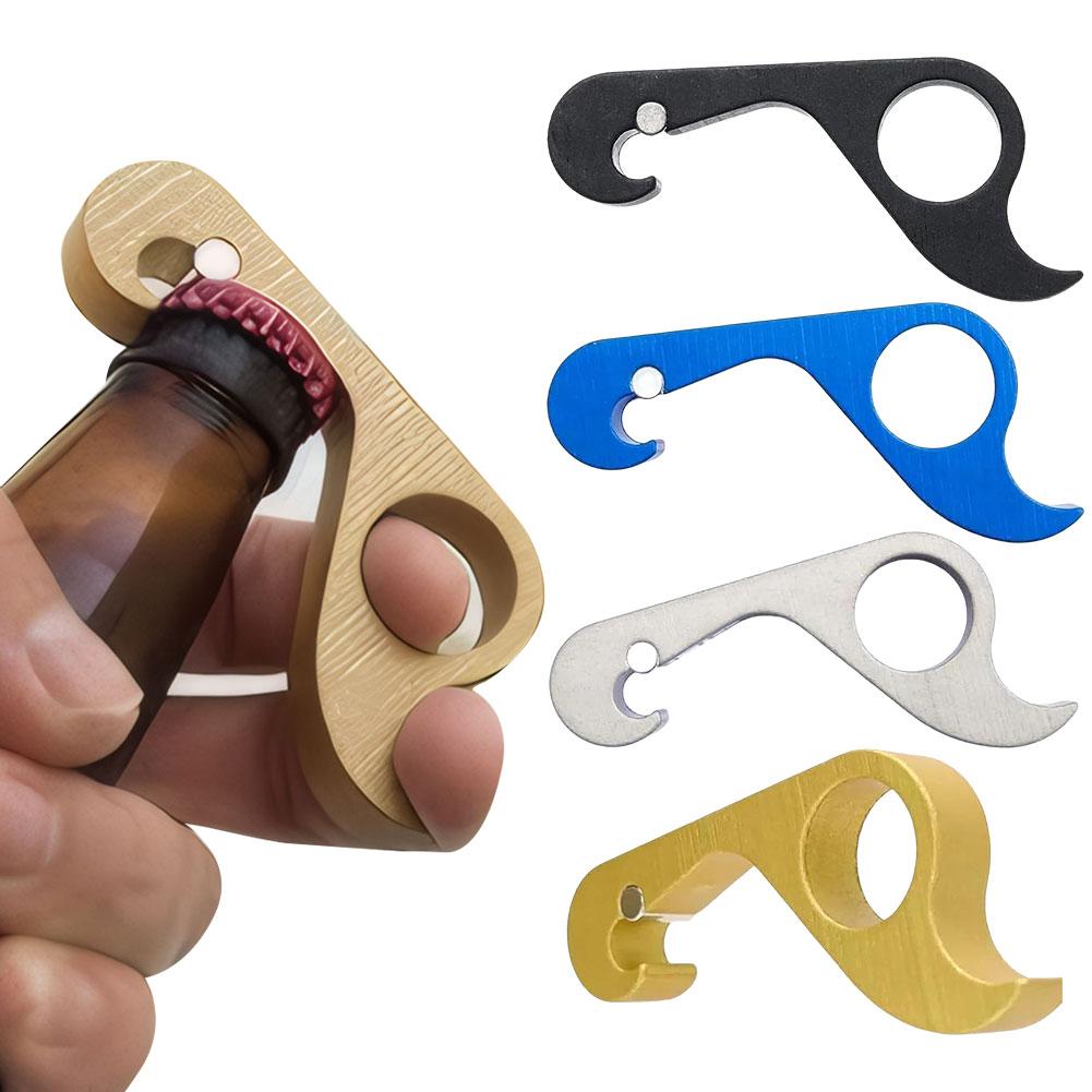 One-Handed Bottle Opener Ergonomic Jar Opener Multifunctional Metal Can Opener Non Slip Bottle Lid Opener Kitchen Gadgets