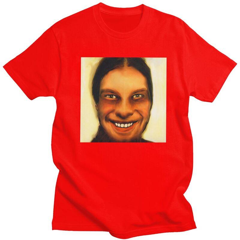 

Мужская футболка Aphex Twin на заказ, короткий рукав, хлопковая футболка, повседневная футболка, свободный крой, одежда S