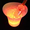 New Waterproof Plastic LED Ice Bucket 5L LED Light Up 4 Color LED Bars Nightclubs Champagne Beer Bucket