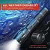 Telescopic Zoom High-Intensity Aluminum Alloy Flashlight Waterproof For Outdoor Night Running, Cycling Patrol And Searchlighting