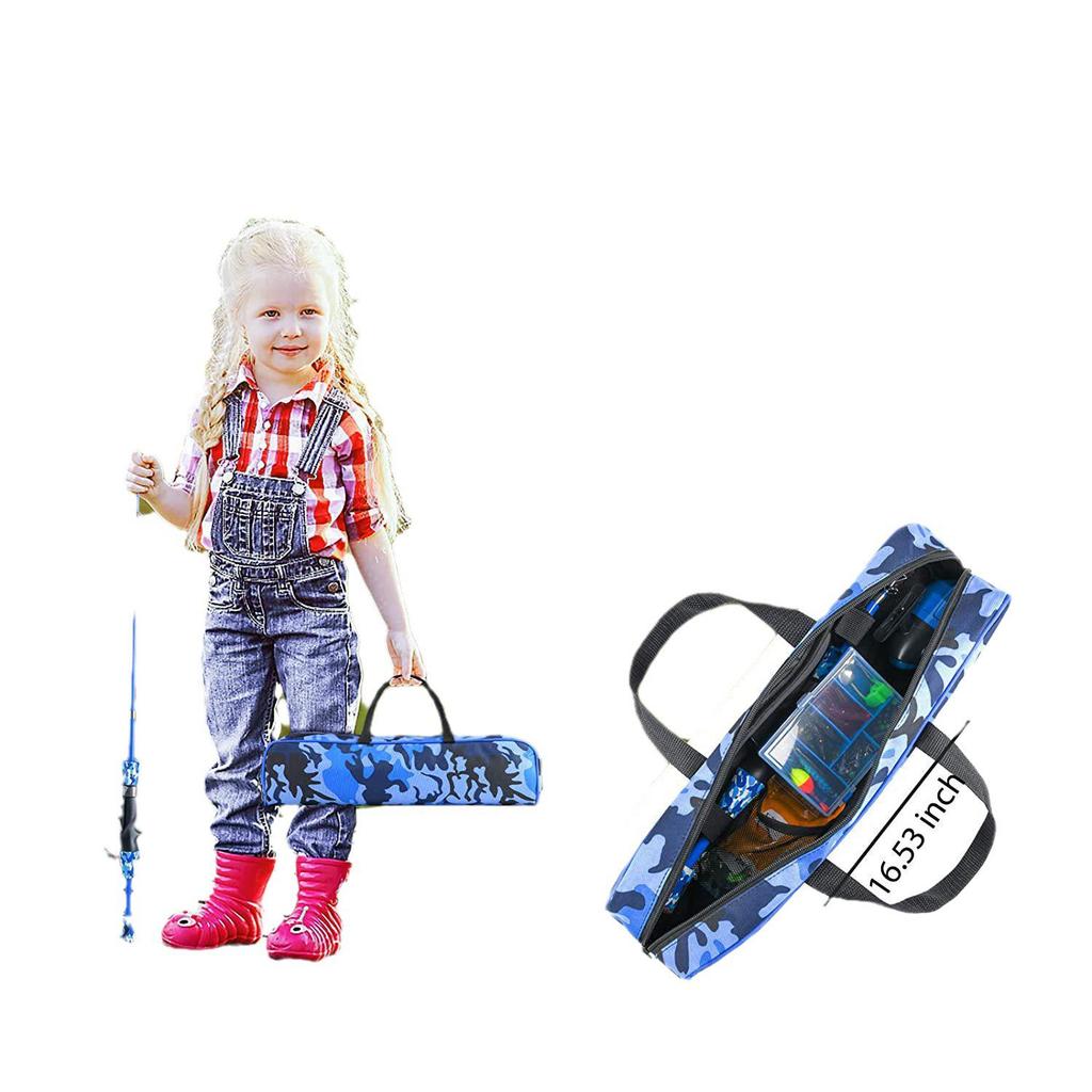 Mládežnická venkovní rybářská sada: Prut pro začátečníky (1,2 m/1,5 m) pro Děti a Teenagery