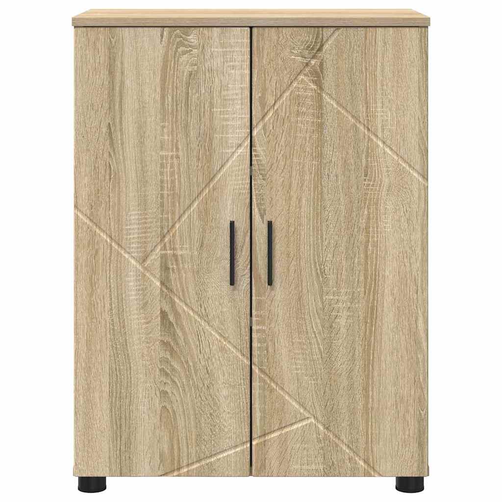 Bathroom Cabinet Sonoma Oak 60 x 35 x 80 cm
