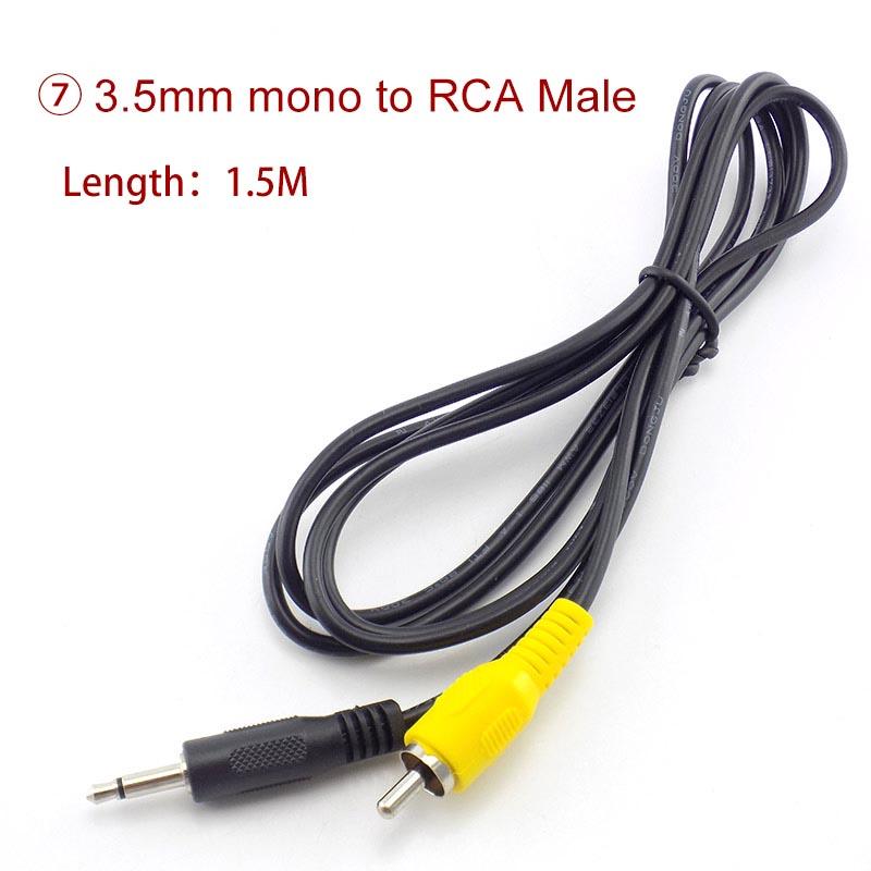 M/M M/F RCA Connector Audio Cables Video Cable Extension Wire Cord Male Female PlugGood Product